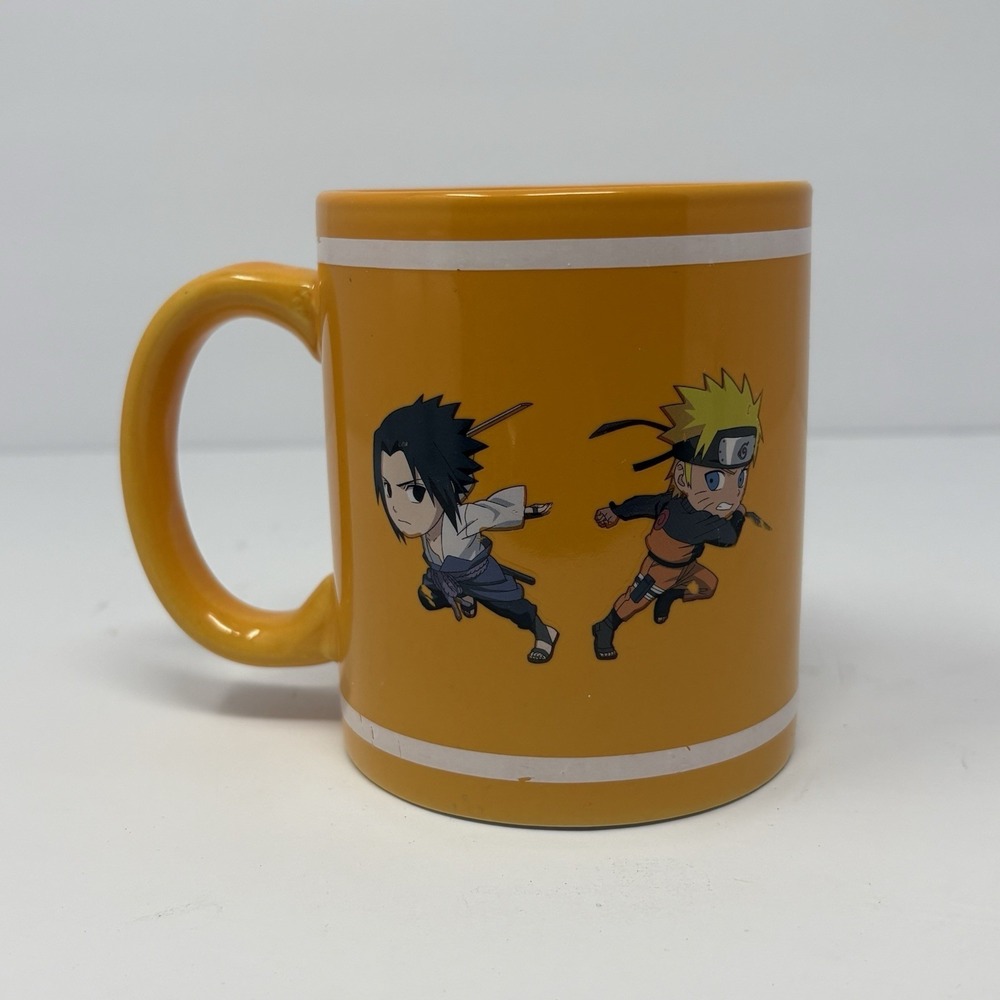 Naruto Shippuden Sasuke & Naruto 16 Oz Ceramic Coffee Mug CultureFly Anime